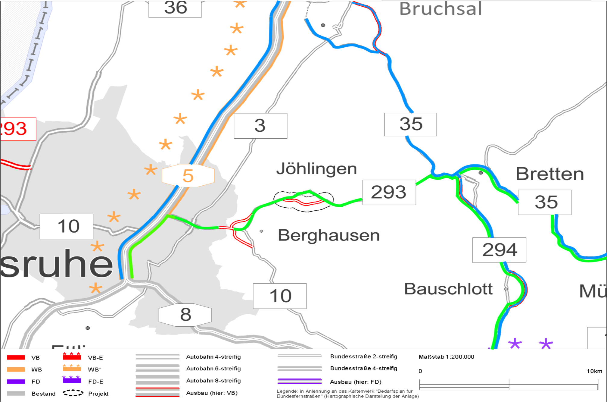 Überregionale Verkehrsleitplanung