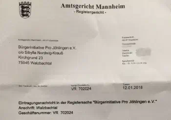 Wir sind jetzt offiziell ein eingetragener Verein! 